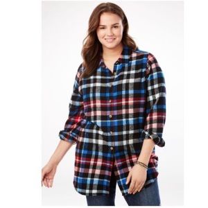 NWT 18/20 cotton flannel shirt